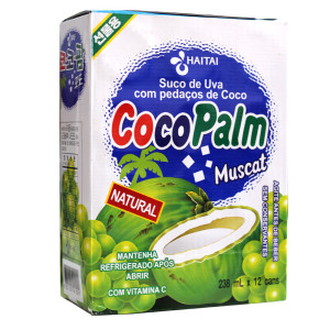 caixa-suco-uva-pedacos-coco-coco-palm-muscat-haitai-238ml