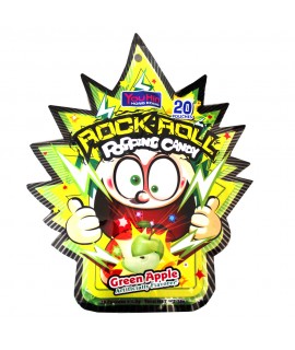 Bala Explosiva Sabor Maçã Verde Popping Candy Rock Roll - Youhin 30g
