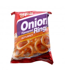 Salgadinho de Cebola Onion Rings Hot and Spicy - Nong Shim 40g