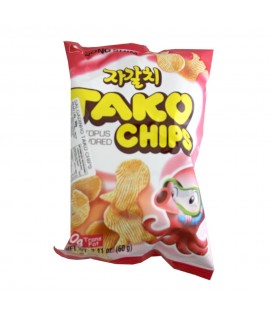 Salgadinho de Polvo Tako Chips Octopus Flavored - Nong Shim 60g