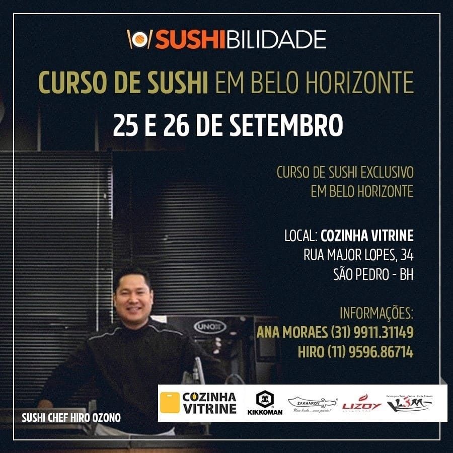 Curso de Sushi em Belo Horizonte MG