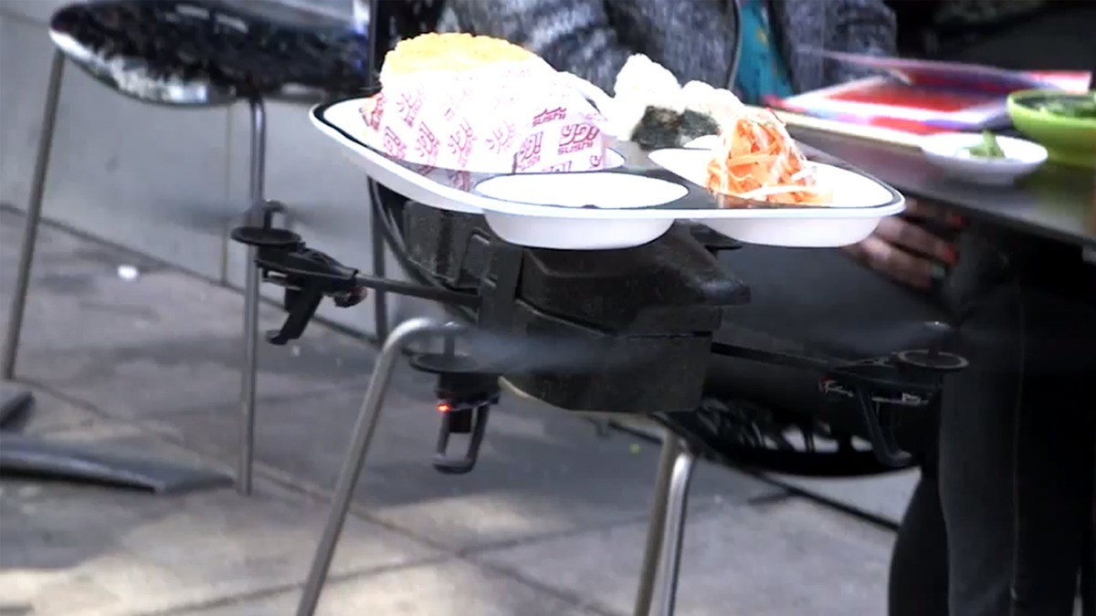 Restaurante de Sushi testa Drones para entregar comida